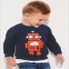  футболка детский Kids одежда мужчина . мужчина tops длинный рукав раунд шея круглый вырез принт робот casual симпатичный весна одежда осень одежда зима одежда simp