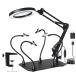 Veemagni 5 Inch Large Magnifying Glass with Light and Stand, 5 Co ¹͢