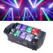 LED Mini Spider Moving Head Light 8x5W Beam Stage Lights RGBW So parallel imported goods 
