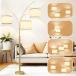 3 Lights Arc Floor Lamps for Living Room,Gold Modern Tall Standi ¹͢