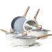 CAROTE 12 Pcs Ceramic Pots and Pans Set, Nonstick Cookware Sets  ¹͢