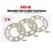KYO-EI ���C�h�g���b�h�X�y�[�T�[ ��p�A�W���X�^�u���v���[�g (2��) 3mm 4H/5H 98�`114.3 WP03