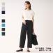  женский низ брюки широкий брюки укороченные брюки водоотталкивающий no- tuck прекрасный ножек модный почтовый заказ |[.. nano водоотталкивающий ] укороченные брюки широкий брюки KEYUCA(keyuka)