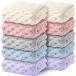 HOSUR �t�F�C�X�^�I�� 5�F10���Z�b�g 35X75cm �}�C�N���t�@�C�o�[ ���̃|�R�|�R����D�� �^�I�� �ӂ�ӂ� �z�� �z�e���d�l ���炩