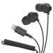  Elecom слуховай аппарат Lightning подсветка iPhone 10mm driver Fast Music F12C серии Mike имеется черный 