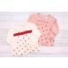  long sleeve T shirt 80cm 90cm 95cm cotton 100% cherry frill thin long T white pink child clothes girl baby spring autumn winter small pra 