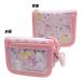  бесплатная доставка Sanrio герой z окно имеется кошелек примерно H100×W115×D20mm раунд застежка-молния складывающийся пополам носорог f ремешок на шею имеется 2025-2026 год 
