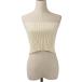  прекрасный товар 24SS NOTHINGEVERYTHINGnasing Every sing ребра вязаный бюстье bare top FREE "теплый" белый женский б/у одежда б/у 