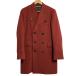  прекрасный товар Paul Smith Paul Smith двойной breast Пальто Честерфилд S оттенок коричневого мужской б/у одежда б/у 