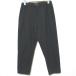  прекрасный товар 23AW pas de calais pas de calais ECO шерсть flano укороченные брюки легкий слаксы 8361 размер 34 черный женский б/у одежда б/у 