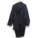  прекрасный товар Vivienne Westwood MAN Vivienne Westwood CHECK CAPE в клетку шерсть палантин asimeto Lee пальто темно-синий серия мужской б/у одежда б/у 