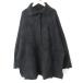  хорошая вещь ETRE TOKYOetore Tokyo шерсть стрейч разрез рукав вязаный пончо пальто F черный женский б/у одежда б/у 