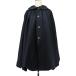  прекрасный товар AD2020 COMME des GARCONS Comme des Garcons круг воротник ba Rune пончо GF-C004 размер M темно-синий женский б/у одежда б/у 