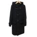  прекрасный товар HYKE высокий k шерсть полупальто "даффл коут" 162-17031 2 черный женский б/у одежда б/у 