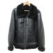  хорошая вещь WESTOP type B-3 кожаный жакет мутоновое пальто fly жакет M черный мужской б/у одежда б/у 