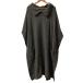  хорошая вещь Y's Yohji Yamamoto wise Yohji Yamamoto пончо накидка YR-T82-173 черный × серый мужской женский б/у одежда б/у 
