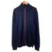  хорошая вещь POLO by RALPH LAUREN Polo bai Ralph Lauren po колено хлопок вязаный Zip кардиган размер S темно-синий мужской б/у одежда б/у 