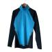  прекрасный товар UNDER ARMOUR Under Armor холодный механизм armor - половина Zip спортивная одежда Jog верх M голубой женский б/у одежда б/у 