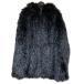  прекрасный товар S'YTE YOHJI YAMAMOTO сайт Yohji Yamamoto SHAGGY FUR HOODED COAT мохнатый мех f- dead пальто UU-Y31-623 3 черный мужской женский б/у одежда средний 