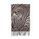  прекрасный товар cashminkkasi норка Zebra рисунок Jaguar do бахрома muffler палантин чай Brown бежевый мужской женский б/у одежда б/у 
