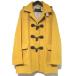  прекрасный товар GUCCI Gucci твид f-ti- полупальто "даффл коут" 293006 размер 50 желтый мужской б/у одежда б/у 