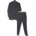 GUCCI Gucci Tom Ford период в тонкую полоску рисунок tailored jacket + слаксы брючный костюм выставить 44R черный мужской б/у одежда б/у 