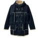  хорошая вещь STUSSY SCHOTT Stussy Schott сотрудничество шерсть обратная сторона боа полупальто "даффл коут" 3162050 размер S черный мужской б/у одежда б/у 