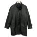  хорошая вещь LANVIN COLLECTION Lanvin коллекция down подкладка имеется нейлон пальто с отложным воротником R52 серый мужской б/у одежда б/у 