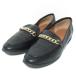  прекрасный товар URBAN RESEARCH Urban Research цепь Loafer плоская обувь 38 24~24.5cm соответствует черный женский б/у одежда б/у 