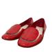 MIU MIU MiuMiu pa палатка кожа Flat туфли-лодочки обувь размер 35 примерно 22.5cm красный женский б/у одежда б/у 