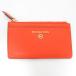  прекрасный товар MICHAEL KORS Michael Kors бур nai The - кейс футляр для карточек монета бумажник orange женский б/у одежда б/у 