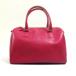  хорошая вещь FURLA Furla кожа сумка "Boston bag" ручная сумочка Pink Lady -s б/у одежда б/у 