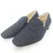  прекрасный товар JIMMY CHOO Jimmy Choo Denim опера туфли-лодочки туфли без застежки обувь 37 1/2 24.5cm голубой женский б/у одежда б/у 