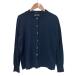  прекрасный товар 24SS Theory luxe теория ryuksWASHABLE SILK CYNTHIA шелк вязаный кардиган tops ансамбль 38 темно-синий женский б/у одежда б/у 