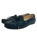  прекрасный товар TODS Tod's кожа gomi-ni обувь для вождения Loafer размер 35.5 22.5cm соответствует темно-синий женский б/у одежда б/у 