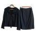  прекрасный товар LANVIN COLLECTION Lanvin коллекция sia- блуза юбка выставить размер 36 черный женский б/у одежда б/у 