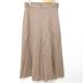  прекрасный товар 1er Arrondissement тянуть mi обвес ntismon шерсть атлас юбка-брюки брюки B1054AFP056 размер 36 бежевый женский б/у одежда б/у 