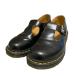  хорошая вещь Dr.Martens Dr. Martens POLLEY поли - поперечная балка крыши кожа обувь размер 4 примерно 23cm черный женский б/у одежда б/у 