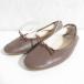  хорошая вещь bonitasbo колено tas лента балетки Flat туфли-лодочки 24.5cm Brown женский б/у одежда б/у 