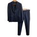  хорошая вещь DIOR HOMME Dior Homme полоса tailored jacket брюки выставить костюм 563C271A3288 размер 46/48 темно-синий мужской б/у одежда б/у 