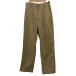  хорошая вещь Shinzonesin Zone WASHED HIGH WAIST CHINO высокий талия брюки из твила брюки 23MMSPA07 размер 32 бежевый женский б/у одежда б/у 