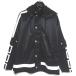  прекрасный товар VERSACE Versace MICHEL FITmete.-sa кнопка 2way рукав f-ti- жакет M размер 180/92A черный мужской б/у одежда б/у 