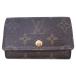 LOUIS VUITTON Louis Vuitton M62630 монограмма myurutikre6 чехол для ключей 6 полосный ключ inserting мелкие вещи чай Brown мужской женский б/у одежда б/у 