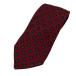  прекрасный товар E.MARINELLAi- Мали nela мелкий рисунок рисунок шерсть галстук постоянный бордо мужской б/у одежда б/у 