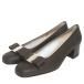 ���i Salvatore Ferragamo �T�����@�g�[���t�F���K�� �J�[�t���U�[ ���@�����{�� �p���v�X 6C 23.5cm �u���E���~�V���o�[���� ���f�B�[�X �Ò� ����