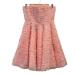 не использовался DSQUARED2 Dsquared chu-ru гонки bare top платье One-piece 40 Pink Lady -s б/у одежда б/у 