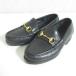  прекрасный товар GUCCI Gucci кожа шланг bit Loafer обувь 467362 Kids размер 12D примерно 18cm черный Kids б/у одежда б/у 