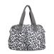  прекрасный товар LeSportsac Le Sportsac mezzo ndo Lee мех сотрудничество Leopard принт большая сумка сумка "Boston bag" черный белый женский б/у одежда б/у 
