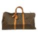  хорошая вещь LOUIS VUITTON Louis Vuitton ключ poru55 монограмма сумка "Boston bag" M41424 Brown мужской женский б/у одежда б/у 
