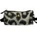  прекрасный товар Vivienne Westwood Vivienne Westwood Leopard рисунок roll сумка "Boston bag" серый черный женский б/у одежда б/у 